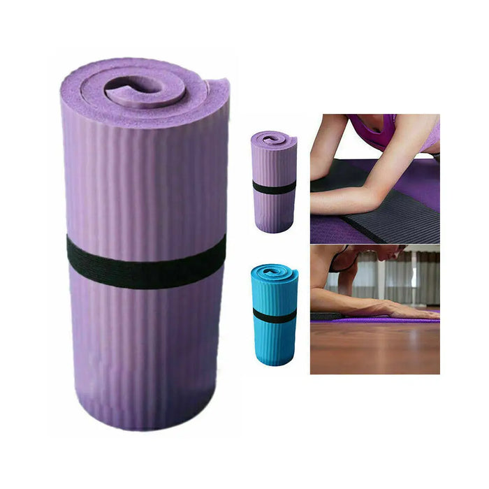 Thick Fitness Non-slip Portable Yoga Mat With Carrying Strap