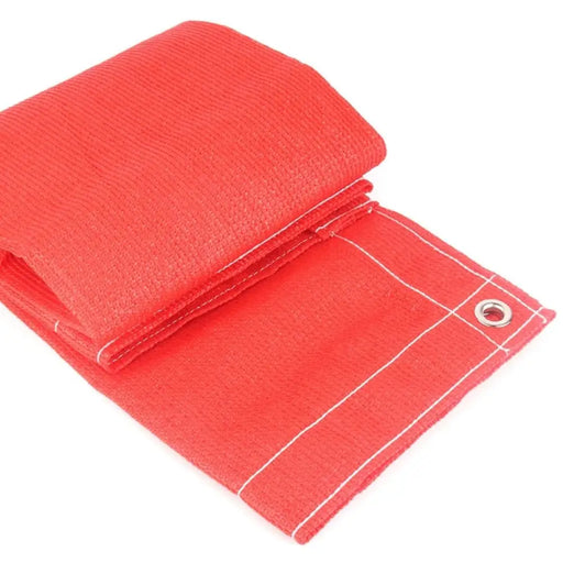 Red Thicken Anti-uv Hdpe Sunshade Net Privacy Screen Safety