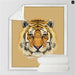 Tiger Baby Blankets For Beds Watercolor Plush Blanket Wild
