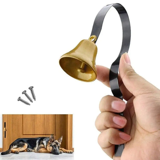 Tinkle Brass Durable Clear Sound Pet Hanging Doorbell For