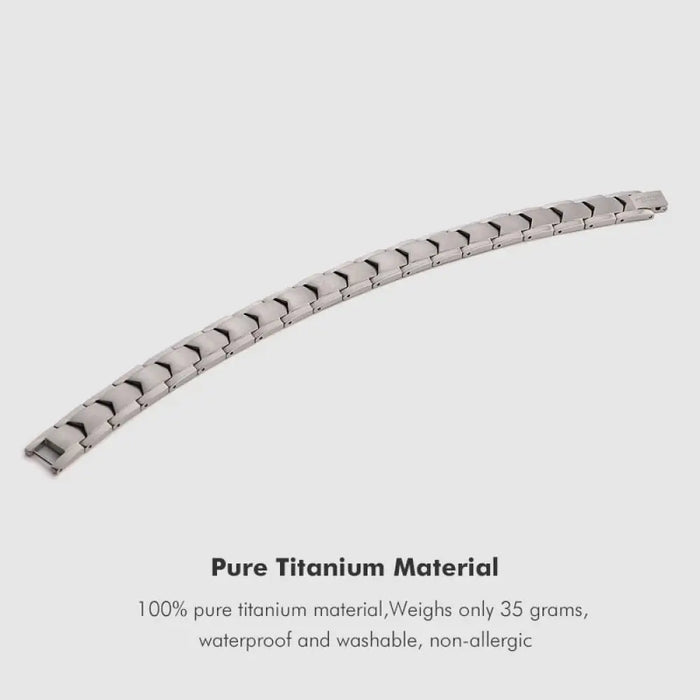 Titanium 99.999% Germanium Therapy Charm Bracelet For Mens