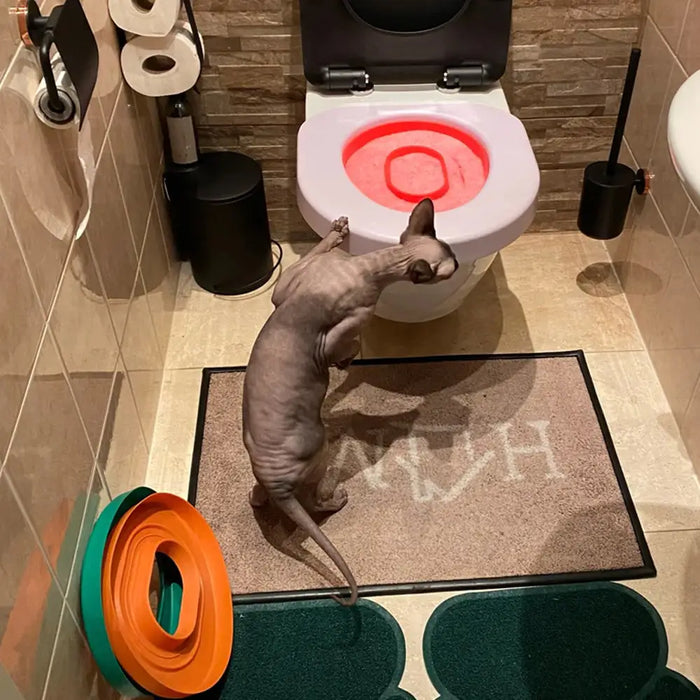 Pet Toilet Litter Box Defecating Training System Seat