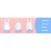 Touch Rabbit Night Light Silicone Dimmable Usb Rechargeable