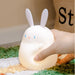 Touch Rabbit Night Light Silicone Dimmable Usb Rechargeable