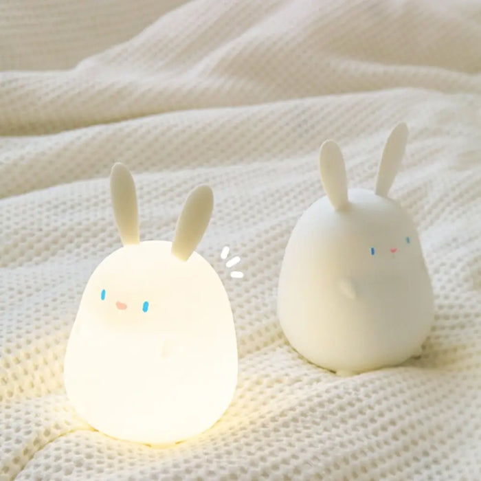 Touch Rabbit Night Light Silicone Dimmable Usb Rechargeable