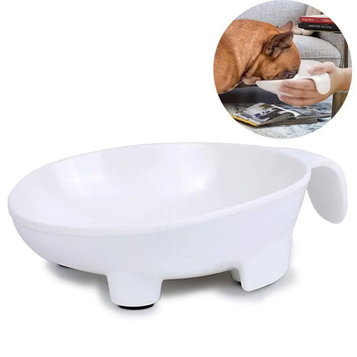 Non-toxic Hand-supported Food Water Pet Feeder For Small