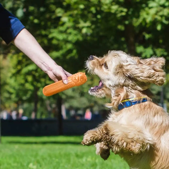 Non-toxic Rubber Teeth Cleaning Alpaca Shaped Chew Stick Toy