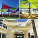 Triangle Hdpe Anti-uv Canopy Sunshade Net Garden Shelter