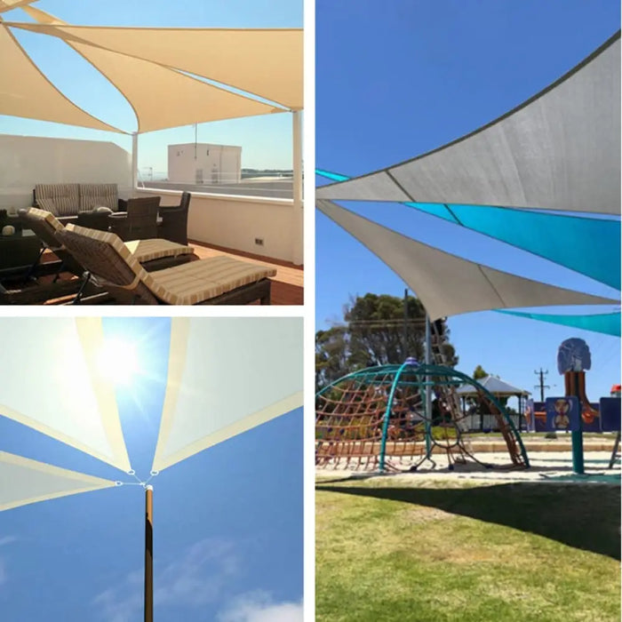 Triangle Hdpe Anti-uv Canopy Sunshade Net Garden Shelter