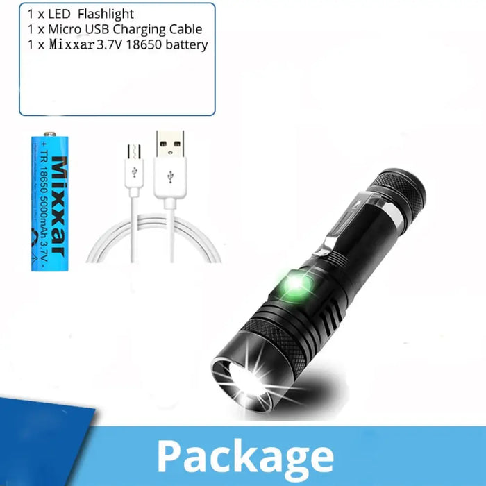 Z20 Ultra Bright Led Flashlight With Xp-l V6 Lamp Bead