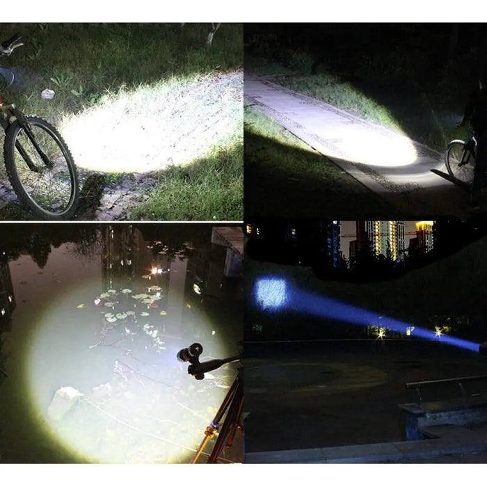 Ultra-bright Zoomable 240 Lumen Usb Rechargeable Bicycle