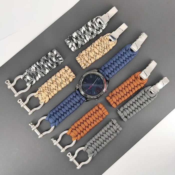 Umbrella Rope Braided Strap For Huawei Samsung Galaxy Watch