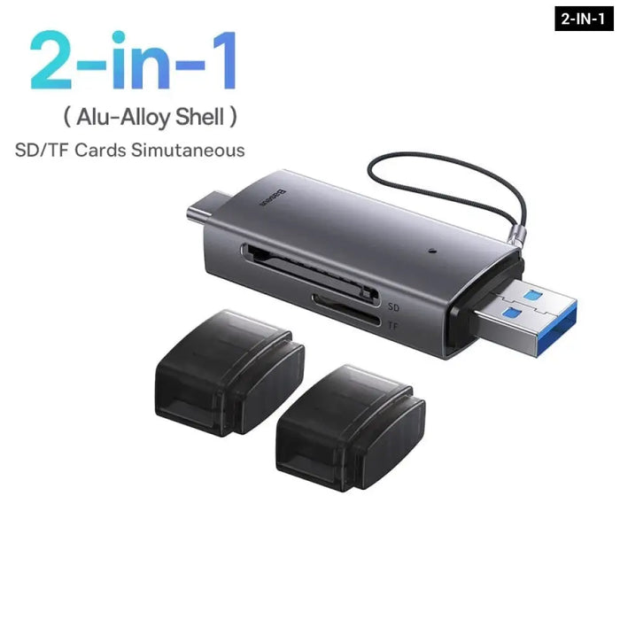 Usb c & Usb3.0 To Sd Micro Tf Memory Card Device 104mb 2tb