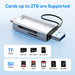 Usb c & Usb3.0 To Sd Micro Tf Memory Card Device 104mb 2tb