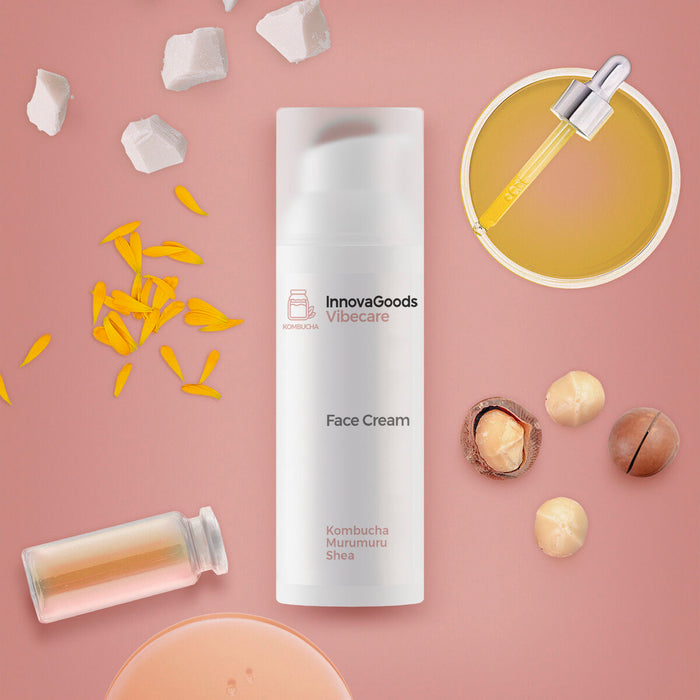 Hydrating Facial Cream Kombucha Vibecare 50 Ml