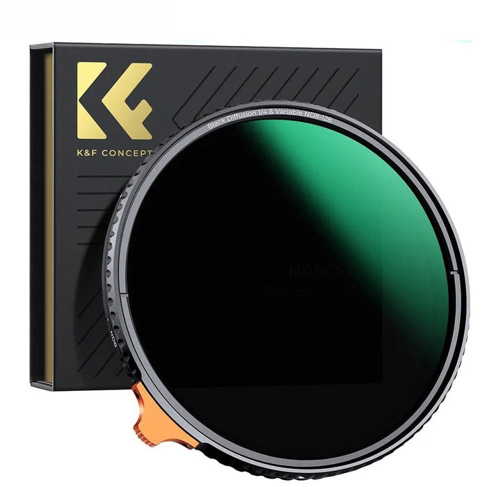 Variable ND8-ND128&Black Mist Diffusion 1 4 Video 2in1 Camera Lens Filter 49mm 52mm 58mm 67mm 72mm 77mm 82mm