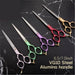 Vg10 Colourful 6.5 7.0 Inch Pet Cutting Scissors For Dog