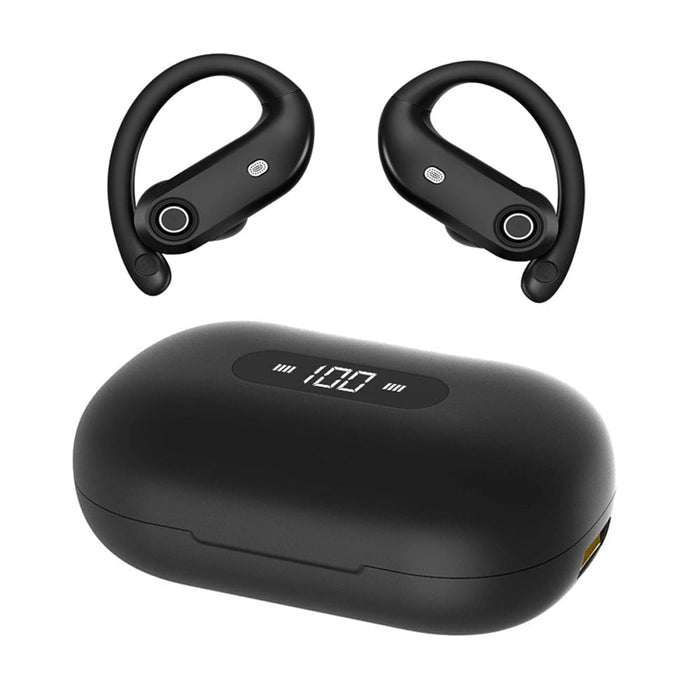 Vibe Geeks TWS Wireless Earbuds Over Ear Earphones with USB Charging Case