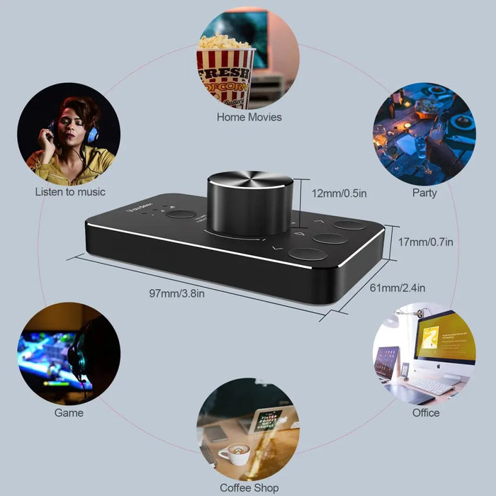 Usb Volume Control Knob Computer Speaker Controller