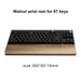 Walnut Wooden Keyboard Wrist Rest Ergonomic Gaming Desk Pad