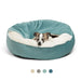 Warm Waterproof Dirt Resistant Dog Bed With Hooded Blanket