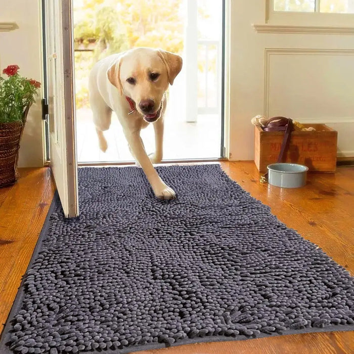 Washable Dog Mat Easy To Clean Pet Muddy Paws Rug Absorbent