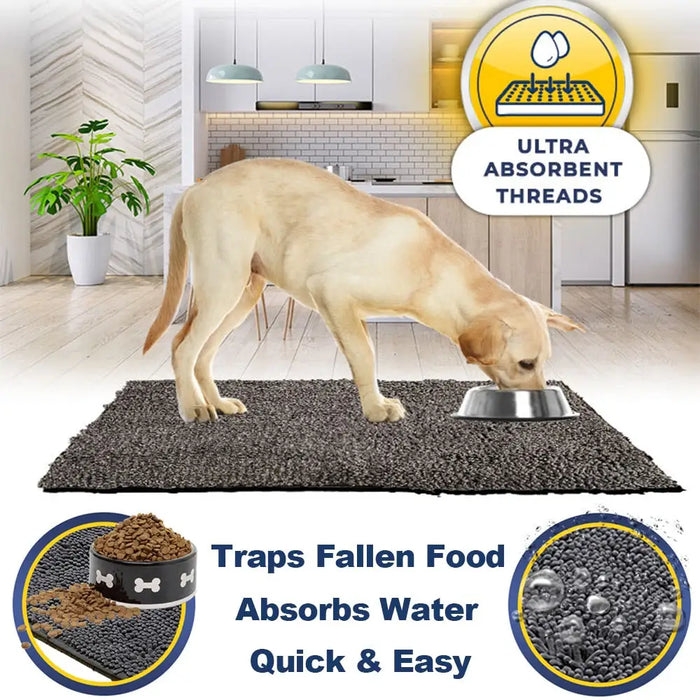 Washable Dog Mat Easy To Clean Pet Muddy Paws Rug Absorbent