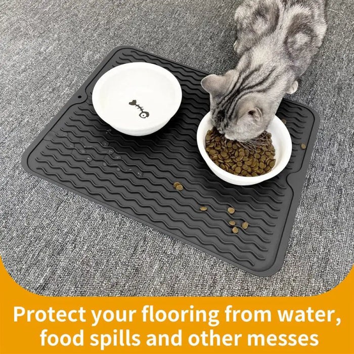 Waterproof Anti-slip Foldable Pet Food Water Feeding Mat