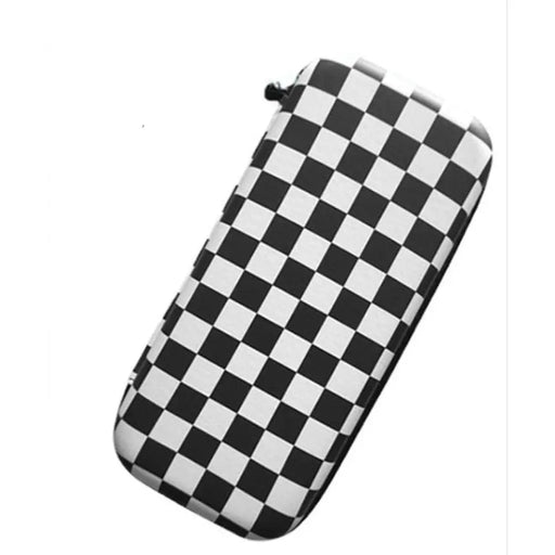 Waterproof Checkerboard Hard Case With 10 Card Slots For