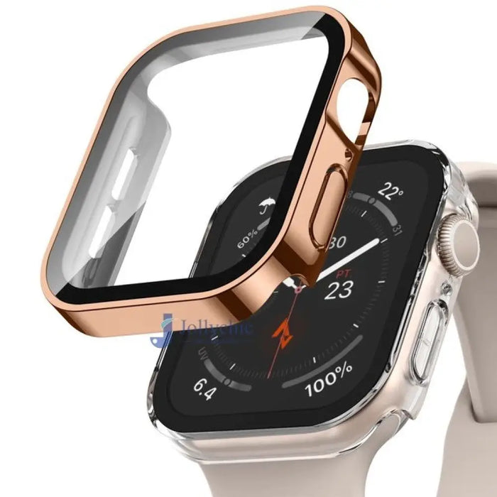 Waterproof Edge Protecting Tempered Glass For Apple Iwatch