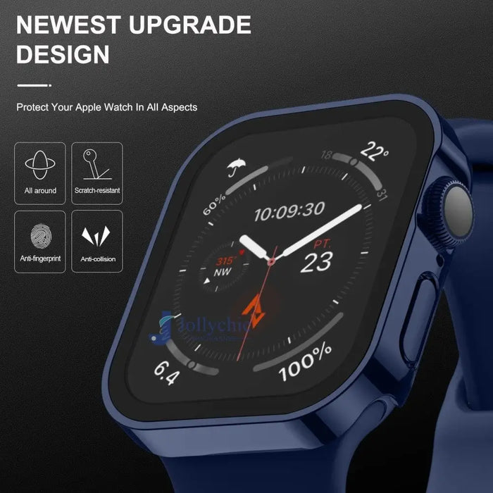 Waterproof Edge Protecting Tempered Glass For Apple Iwatch