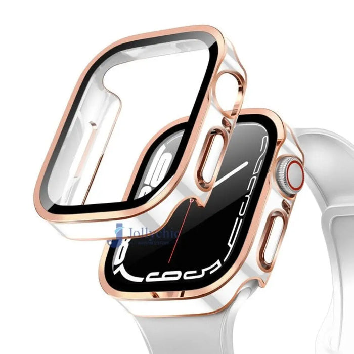 Waterproof Edge Protecting Tempered Glass For Apple Iwatch