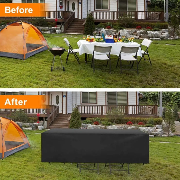 Waterproof Furniture Cover Oxford Windproof Snow Rectangle