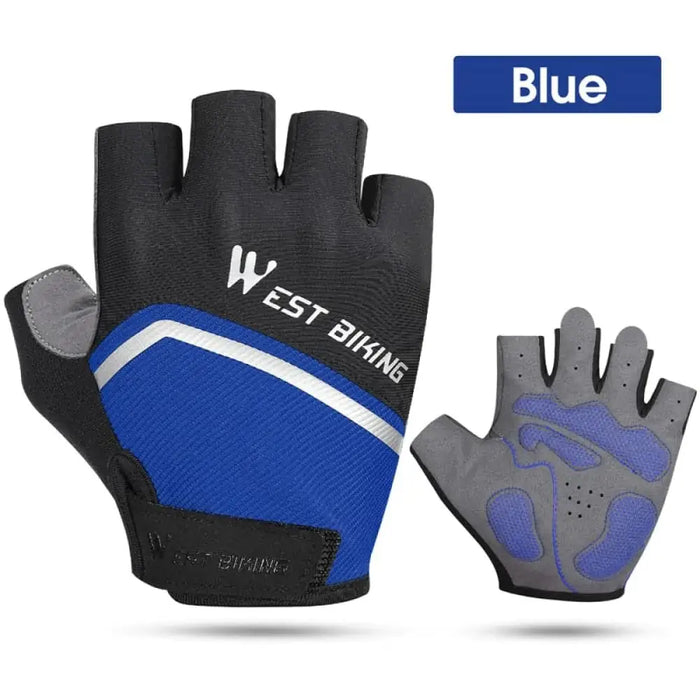 Half Finger Cycling Gloves Shockproof Wear Resistant