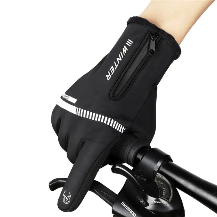 Winter Fleece Cycling Gloves