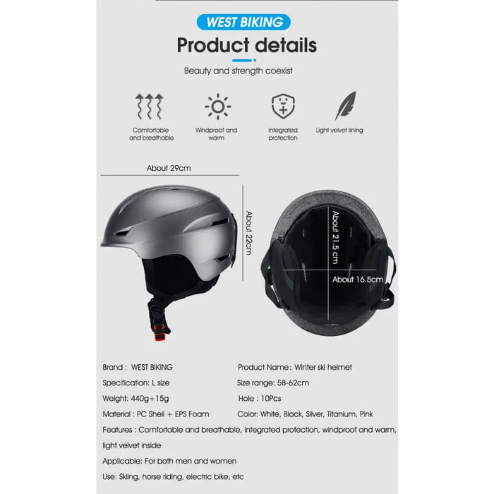 Winter Warm Adjustable Helmet