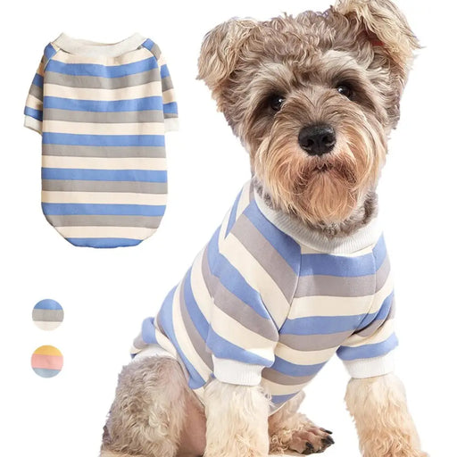 Winter Warm Comfortable Soft Striped Sweatshirt For Small