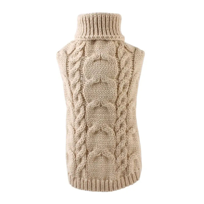 Winter Warm Comfortable Turtleneck Knit Sweater For Small