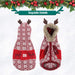 Winter Warm Knitted Reindeer Pullover Christmas Hooded For