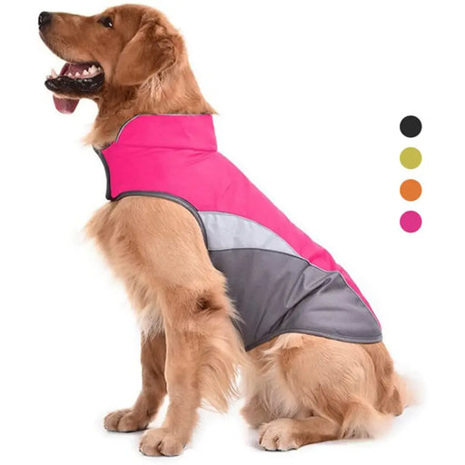 Winter Warm Waterproof Windproof Reflective Jacket For Dogs