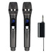 Wireless 2 Channels Uhf Professional Handheld Microphone