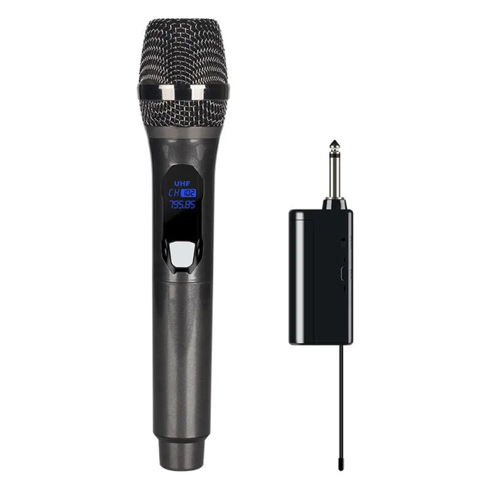 Wireless 2 Channels Uhf Professional Handheld Microphone