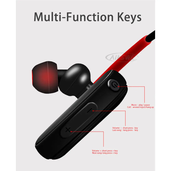 Wireless Bluetooth 16gb Mp3 Music Play Running Headset