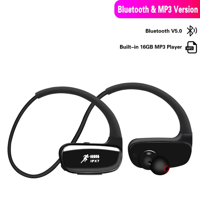 Wireless Bluetooth 16gb Mp3 Music Play Running Headset