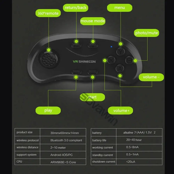 Vr Wireless Bluetooth Joystick Remote Controller For Iphone