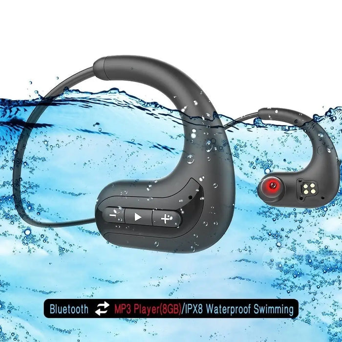 8gb Wireless Bluetooth Mp3 Music Player Waterproof Swimming