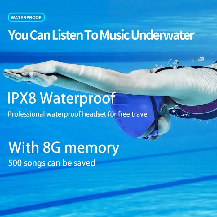 Wireless Bluetooth 8gb Waterproof Mp3 Music Player Headset