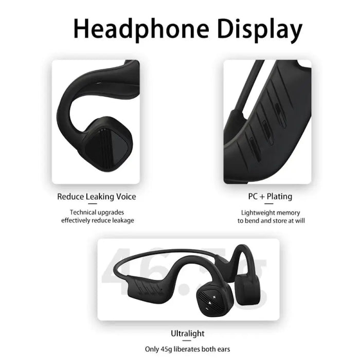 8gb Wireless Bone Conduction Waterproof Mp3 Music Player