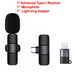 Wireless Chargeable Handheld Lavalier Microphone Set Short