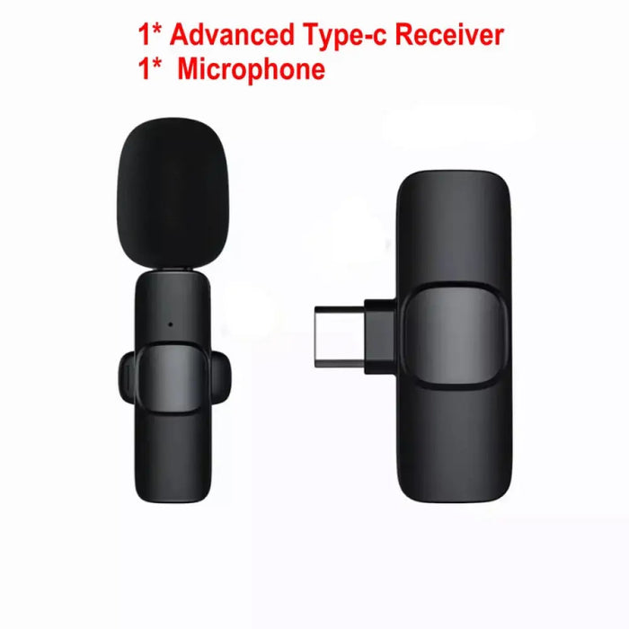 Wireless Chargeable Handheld Lavalier Microphone Set Short